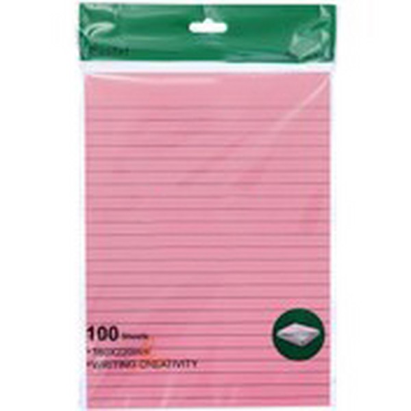 کاغذ یادداشت پشت چسب دار پست ایت (استیک نت) خط دار 5 رنگ بسته 100 عددی ابعاد 101×152 میلی متر ژینگ لی